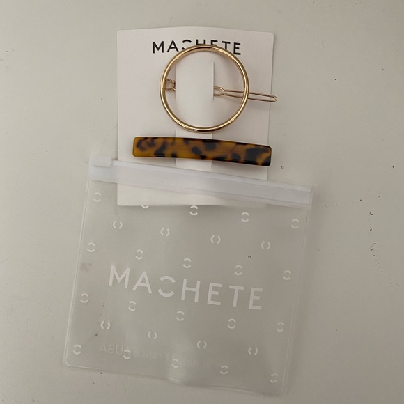 machete Accessories Machete Hair Clips Pair Duo 3 Heirloom Clip In